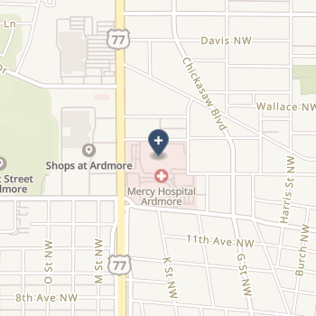 Mercy Hospital Ardmore, Inc on map