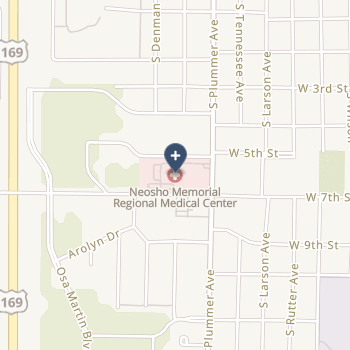Neosho Memorial Regional Medical Center on map