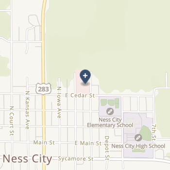 Ness County Hospital District #2 on map