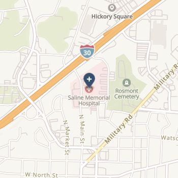 Saline Memorial Hospital on map