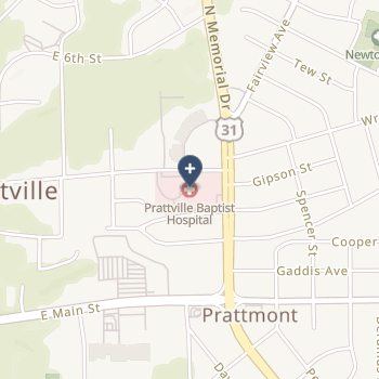 Prattville Baptist Hospital on map