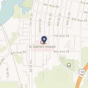 St Gabriels Hospital on map