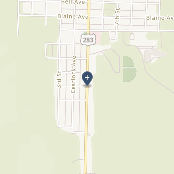 Roger Mills Memorial Hospital on map