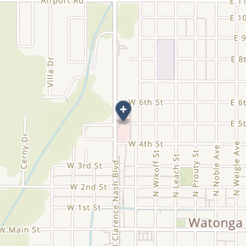 Mercy Hospital Watonga, Inc on map