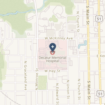 Decatur Memorial Hospital on map