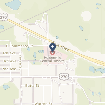 Holdenville General Hospital on map