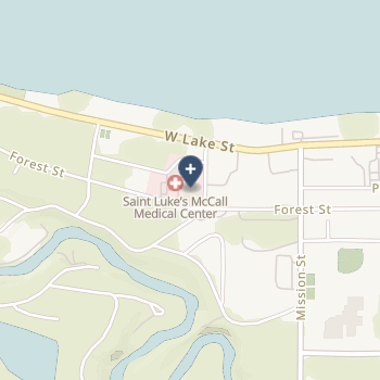 St Luke's Mccall on map