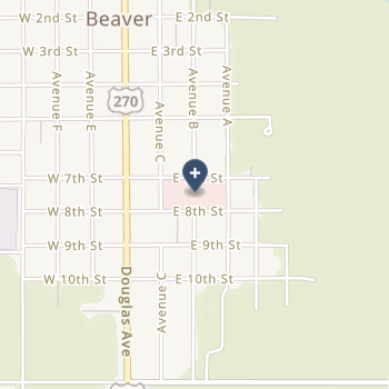 Beaver County Memorial Hospital on map