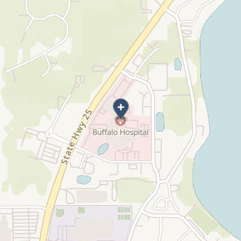 Buffalo Hospital on map