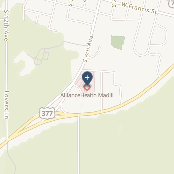 Alliancehealth Madill on map
