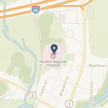 Houlton Regional Hospital on map