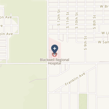 Blackwell Regional Hospital on map