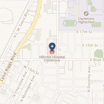 Hillcrest Hospital Claremore on map
