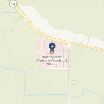 Centegra Health System - Woodstock Hospital on map