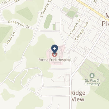 Excela Health Frick Hospital on map