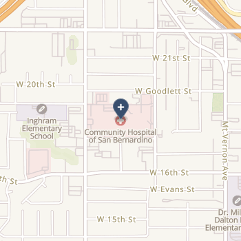 Community Hospital Of San Bernardino on map