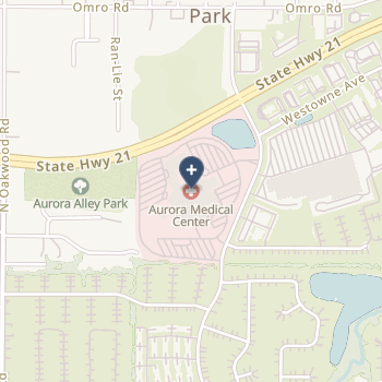 Aurora Medical Ctr Oshkosh on map