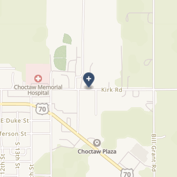 Choctaw Memorial Hospital on map