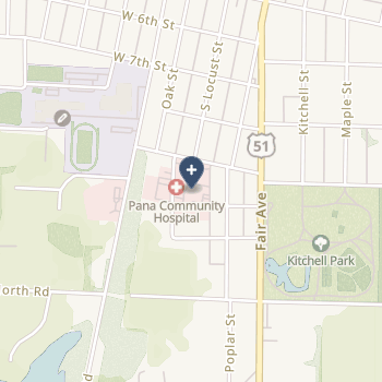 Pana Community Hospital on map