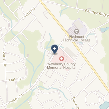 Newberry County Memorial Hospital on map