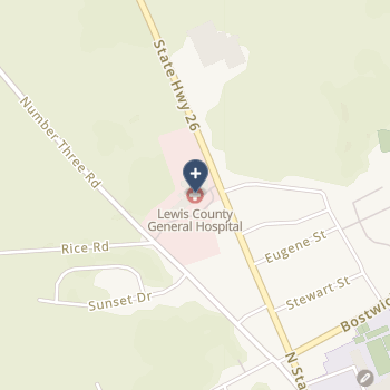 Lewis County General Hospital on map