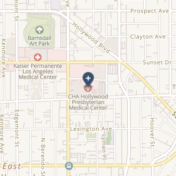 Hollywood Presbyterian Medical Center on map