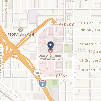 Legacy Emanuel Medical Center on map