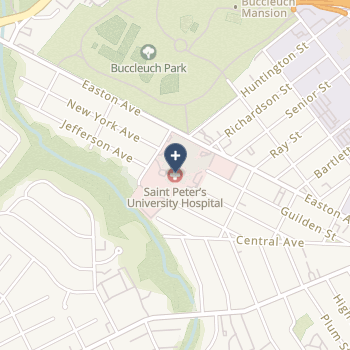 Saint Peter's University Hospital on map