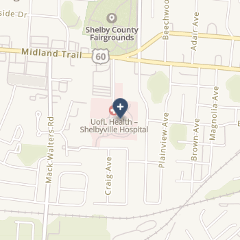 Jewish Hospital - Shelbyville on map