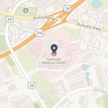 Gwinnett Medical Center on map