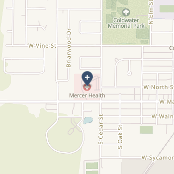 Mercer County Joint Township Community Hospital on map