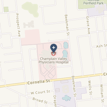 Champlain Valley Physicians Hospital Medical Ctr on map
