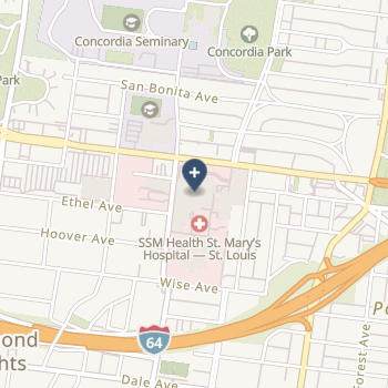 Ssm Health St Mary's Hospital - St Louis on map