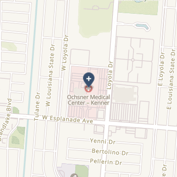 Ochsner Medical Center-Kenner on map