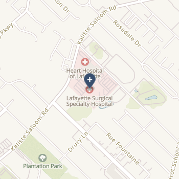 Lafayette Surgical Specialty Hospital on map
