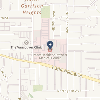 Peacehealth Southwest Medical Center on map