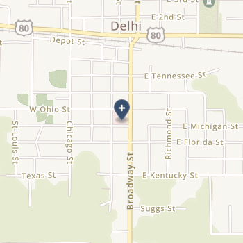 Richland Parish Hospital-Delhi on map