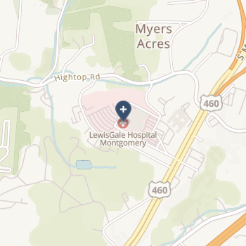 Lewisgale Hospital Montgomery on map