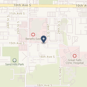 Great Falls Clinic Hospital on map