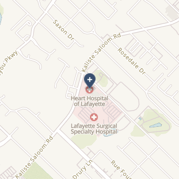 Heart Hospital Of Lafayette on map