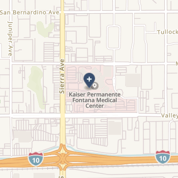 Kaiser Foundation Hospital Fontana on map