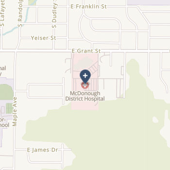 Mc Donough District Hospital on map
