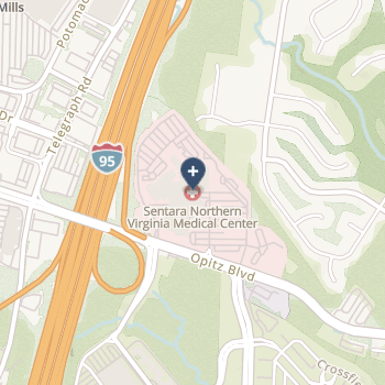 Sentara Northern Virginia Medical Center on map