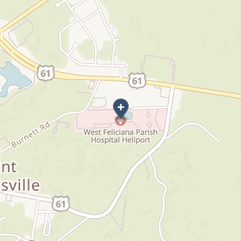 West Feliciana Parish Hospital on map