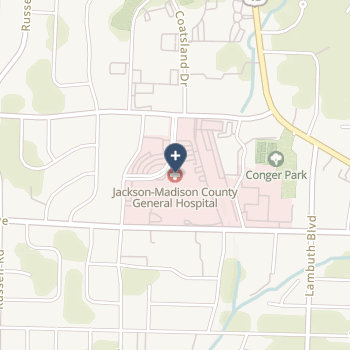 Jackson-Madison County General Hospital on map