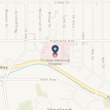 Tri-State Memorial Hospital on map