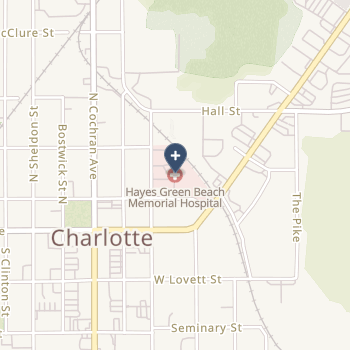 Hayes Green Beach Memorial Hospital on map