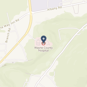 Wayne County Hospital on map