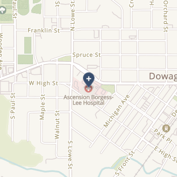 Borgess-Lee Memorial Hospital on map