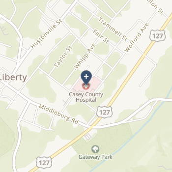 Casey County Hospital on map